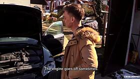 Czech hunter says, 'pleasure my cock then I'll penetrate your tight ass'