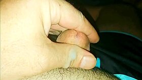 Cory Bernstein edges his big dick into a toy and cums hard