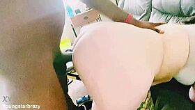 Youngstarbrazy & Bigbootilatte Make Passionate Interracial Love To His New Song Lie 2 Me