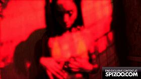 Young Alexis Tae caged and punished by huge cock 😏