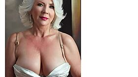 The MILF decides to CHEAT on her husband in this hentai scene.