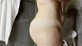 feedee belly play with naked bbw tits and ass