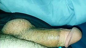 Cory Bernstein edges his big dick into a toy and cums hard