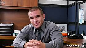 Gay Teen Undresses For Old Man