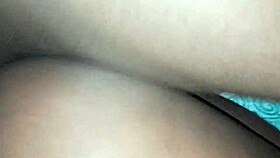 thick cumshot from side fuck ebony chick