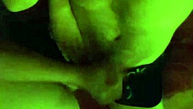 Young girl rubs and sucks cock casually