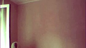 russian teen chats on skype, showing her small tits in underwear