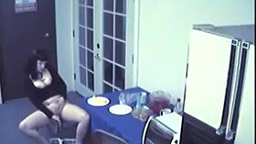 Busty Food Fetish Slut Uses Toys For Voyeur Masturbation And Cheating Fun