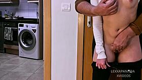 Blonde Emo Whore's 3some Masturbation with Stepsister