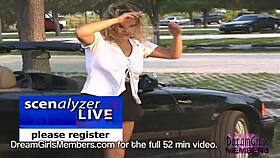 She’s flashing big tits and pussy all over Tampa! 😲