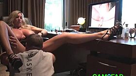 Horny blond milf in hardcore action, free and mature porn