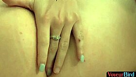 British Voyeur Babe Watching Guy In Cockwanking Action!