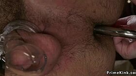 Blonde Dom Anal Fucks Guy With Monster Strap-On!