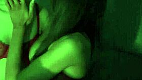 two lesbians engage in licking and strapon face sitting