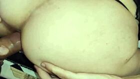 milf's open asshole gets anal sex in pov view