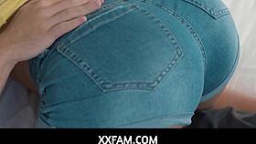 xxfam - stepmom charley heart catches serena santos kissing boyfriend