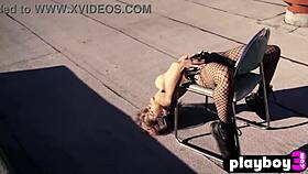 sexy blonde milf mia valentine in lingerie shows off her big ass and tits 😍