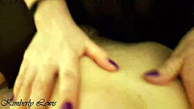 Kimberly Lewis teaches her friend lesbian skills, leading to intense fucking and cum on feet