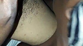 Ebony Bitch Sucks Monster Cock Like a Pro