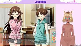 Vtuber Lewdneko Plays Go Go Nippon And MASTURBATES Part 4