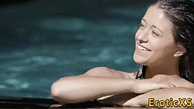 horny teen babe rides monster cock to creampie