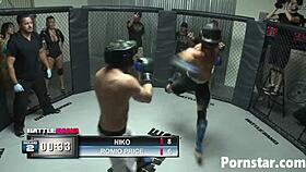 Sexy babe Ann Marie Rios fucks the boxing winner