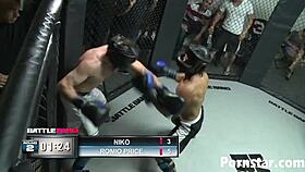 Sexy babe Ann Marie Rios fucks the boxing winner