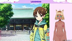 Vtuber Lewdneko Plays Go Go Nippon And MASTURBATES Part 4