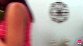 blonde hottie overwhelmed by reverse cowgirl fuck in front of bf