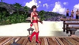 i'm watchin reiko's sexy entrace in rumble roses xx
