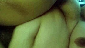 Fat BBW woman moans loudly in pleasure.