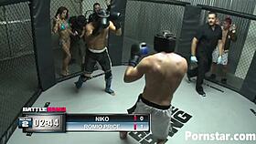 Sexy babe Ann Marie Rios fucks the boxing winner