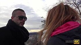 Jenifer Red Satisfies Strangers For Cash In Cuckold Pickup