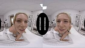 blonde milf uses big black dildo in tight pussy