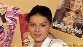 Naughty Daisy Sexy Rubbing Pussy And Tits