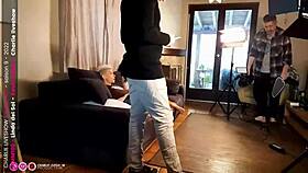 Charlie and Linda's threesome making-of