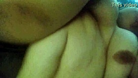 Fat BBW woman moans loudly in pleasure.