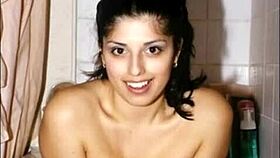 Kerry marie shows off big tits in photoshoot, indian beauty contrasts with bold poses