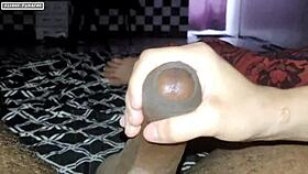 Surprising Night at Grandma's: Friend Joins for Intense Ass Licking and Monster Cock Action