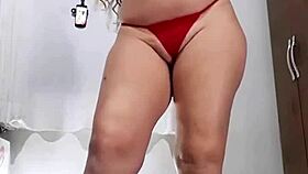 Naughty slut smoking and undressing?