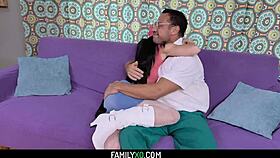 Step Siblings Fuck Hard On Halloween!