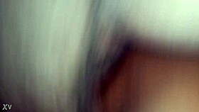 Ebony amateur deepthroats cock in homemade video