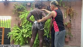 Personal Trainer Excites Two Brunettes For Intense Workout Session