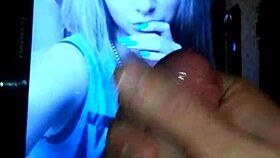 A Beautiful Girl Jerking Her Hand