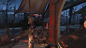 Fallout 4 nemesis fucks cartoon monster in 3d hentai game