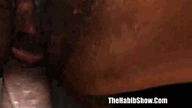 lady queen creo fucks hairy paki in quicky mart