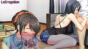 hiroto hears the wife's moans as she gets creampied