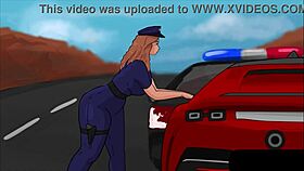 Celebrating the new year eve in anime style