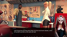 Jessica Oneil reports the hard news in see-through lingerie. She teases with her big tits.