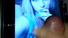 A Beautiful Girl Jerking Her Hand